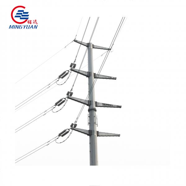 Quality 138kV Gantry steel poles Communication power transmission tower for electric for sale