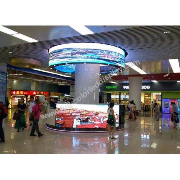 Quality Circular Led Display P3 / P4 / P5 / P6 , Round Led Screen Smd LW-FI 6 for sale