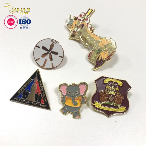 Quality Soft Enamel Cartoon Bat Metal Lapel Pins Domed Badge Souvenir Custom Color for sale