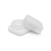 Quality 5ml CRC cap child proof containers smell proof white glass jar 5ml White Square for sale