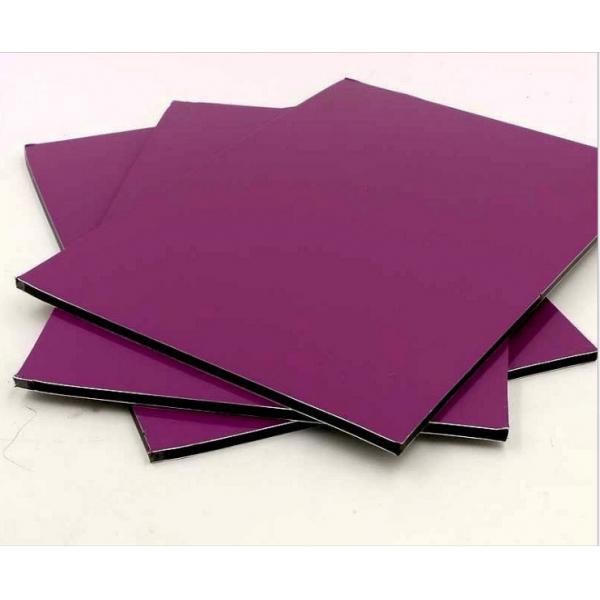 Quality Rectangle Non Toxic 1570mm 0.03mm Alu Composite Panel for sale