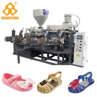 Quality Crystal Shoes Slipper Making Machine , PVC kids Jelly Shoe sandal Injection for sale