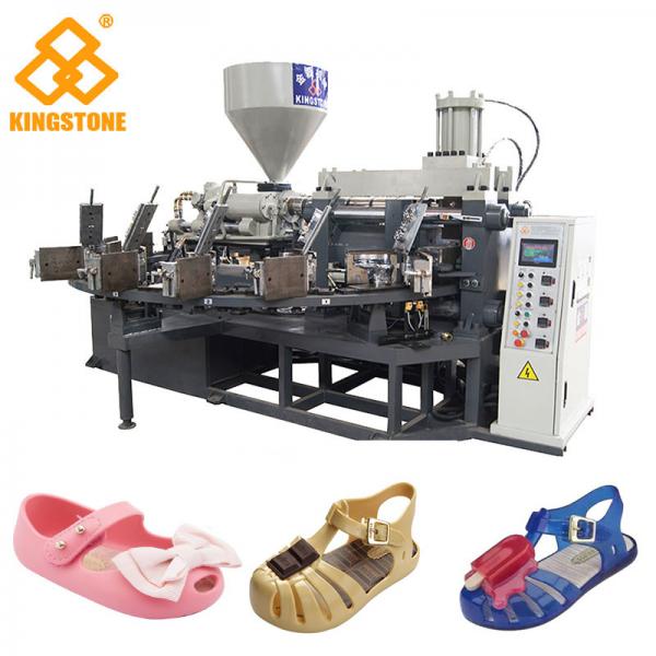 Quality Crystal Shoes Slipper Making Machine , PVC kids Jelly Shoe sandal Injection Moulding Machine for sale