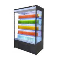 China Fan Cooling Front Open Mini Display Fridge For Store Shop factory