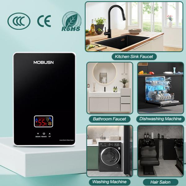 Quality Household Instant Hot Water Heater Shower 6000W Kitchen Electric Water Heater for sale