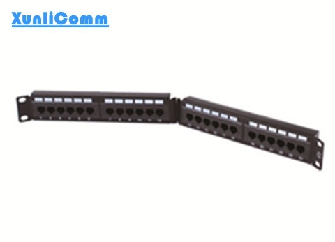 china High Reliability Network Cable Patch Panel 24 Port For Computer Center