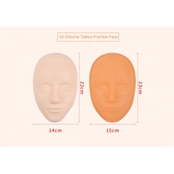Quality China Makeup Practice Sheets Supplier Soft Silicone Face Practice Skin for sale