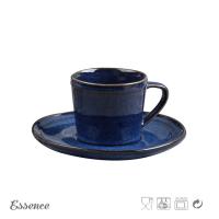 China 230ml Ceramic Tea Coffee Set / Cup Set , Stoneware Cup And Saucer Eco Friendly factory