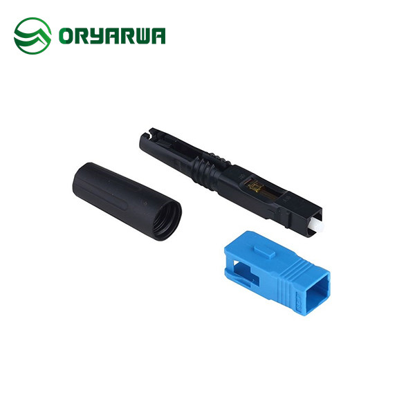 Quality H04 50mm Fiber Optic Quick Connectors SC UPC Connector For FTTH for sale