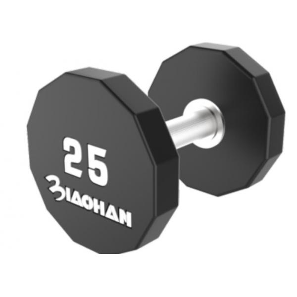 Quality Durable Gym Fitness Dumbbell / Gym Accessory PU Dumbbell Color Optional for sale