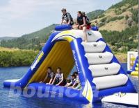China Custom PVC Tarpaulin Kids Inflatable Water Slide For Water Games factory