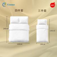 china Filled Cotton Hotel Disposable Products Rectangular Disposable Bedding For