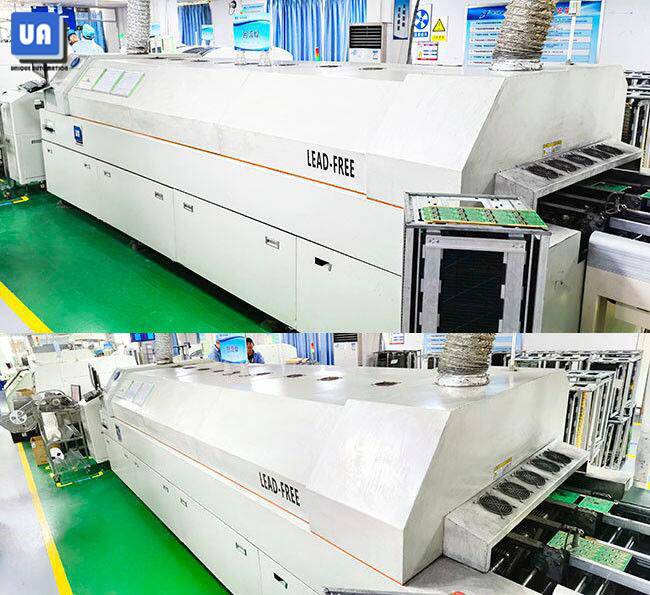 Quality 9KW Lead Free Reflow Oven Machine 2600mm Heating Zones RF-600I for sale