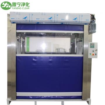 Quality Yaning Clean Room CE/ISO/GMP HEPA Filter PVC Shutter Door SUS304 Cargo Air for sale