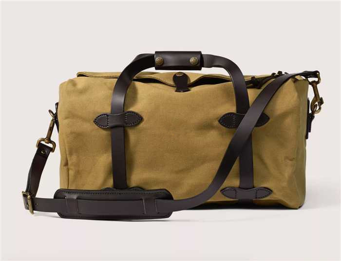 China Khaki Retro Shoulder Weekender Waxed Men'S Canvas Travel Duffel Bags factory