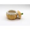 China Custom Color Ceramic Kitchen Canisters Ice Cream Bowl Jar / Cookie Jar Summer Design factory