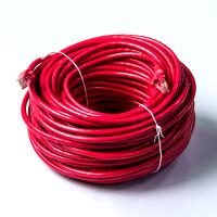 Quality Red PVC 250Mbps Cat6 Patch Cord 23AWG 4P ANSI Standard for sale