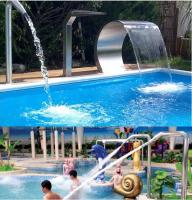 China Swimming Pool Stainless Steel Waterfall Fountain Nozzle factory