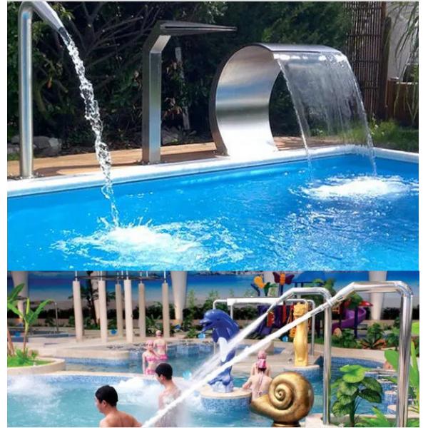 Quality Swimming Pool Stainless Steel Waterfall Fountain Nozzle for sale