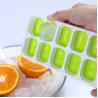 China Flexible Silicone Ice Cube Tray with Spill-Resistant Removable Lid factory