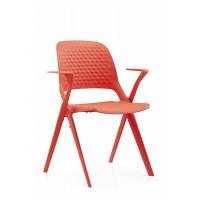 China OEM Modern Plastic Dining Chairs Sleek Plastic Canteen Chairs factory