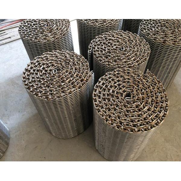 Quality Custom Balanced Net Wire Conveyor Belts High Temperature Oxidation Proof for sale