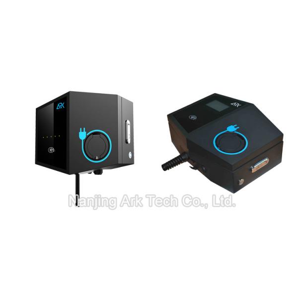 Quality RFID WiFi Connection Wall Mounted EV Charger Point , 400V 3 Phase Car Charging for sale