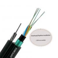 China Double Jacket Double Armoring Figure 8 GYFTC8S53 Aerial 6 24 48 96 Core Fiber Optic G652d Cable Per Meter factory