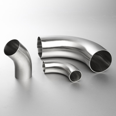 Quality Food Grade 304 Stainless Steel Pipe Fittings Elbow 25mm   Hygienic 90 Degree for sale