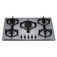 Quality 5 Burner Gas Cooker Hob , Five Burner Gas Hob With Flame Failure Safety Device for sale