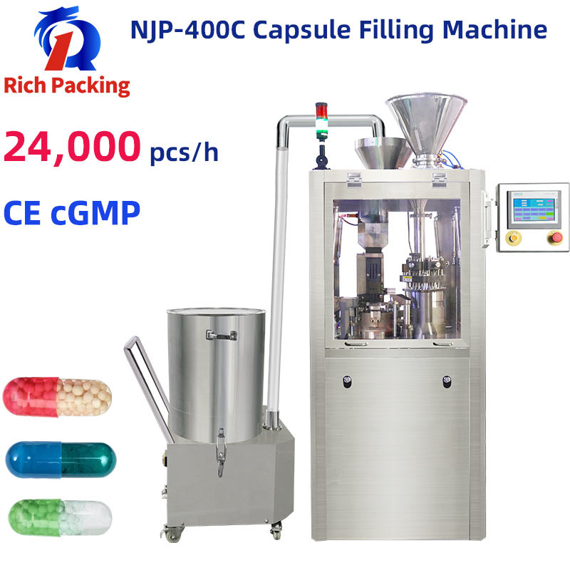 China Capsule Filling Machine Pharmaceutical Auto High Speed Electric Powder factory