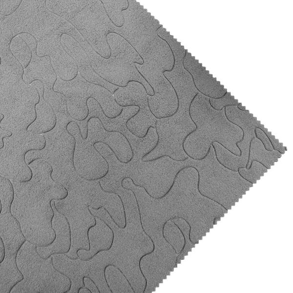 Quality Patterned Embossed Polyester Microfleece Fabric 220gsm for sale