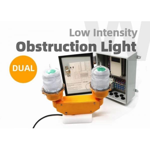 Quality Low Intensity Twin Aviation Obstruction Light IP67 Waterproof for sale