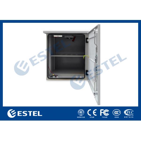 Quality Cooling Fans Pole Mount Enclosure Telecom Outdoor Cabinet Assembled / Welded for sale