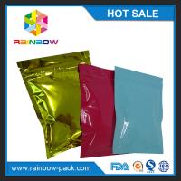 China Custom printed foil laminated mini k mylar bag for medicine pills tamper evident zip lock plastic bags factory