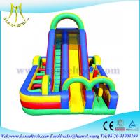 china Hansel outside playground equipment,obstacle sport game indoor and outdoor