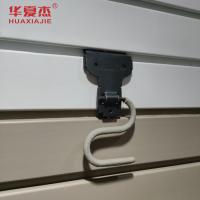 China Easy Install PVC Slat Wall Panel Hooks Garage Panel Wall Frame Waterproof For Decoration factory