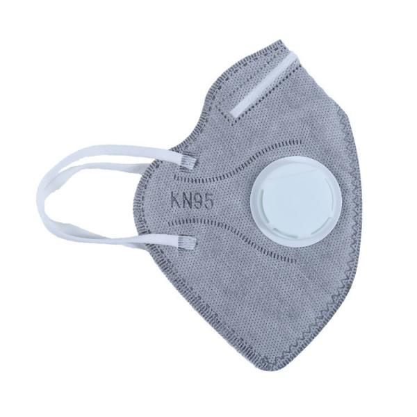 Quality Comfortable FFP2 Dust Mask , Health Protective Folding Mask With Valve for sale