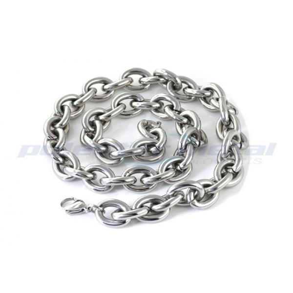 Quality Custom Specialty Hardware Fasteners , Welded SUS316 Stainless Steel Twisted Link Chain DIN 764 for sale