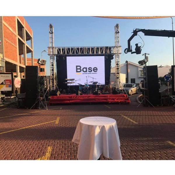 Quality Full Color Waterproof Outdoor Rental LED Screen 6500K 1/ 16 Scan 128 X 256 for sale