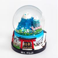 china Hand Painting Tokyo Theme 65mm Resin Souvenirs Snow Globes