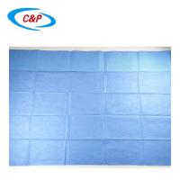 China Hospital Grade Blue Disposable Surgical Drapes Breathable Nonwoven factory