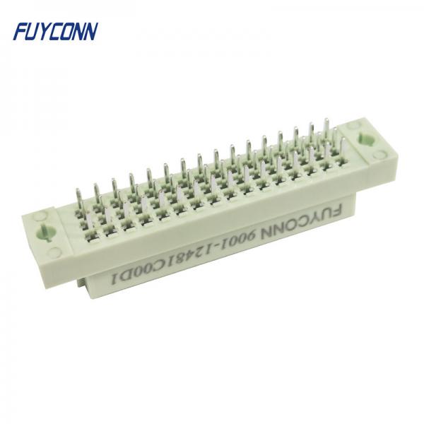Quality 3 rows 48 Pin DIN 41612 Connector Vertical Female Straight PCB Eurocard for sale