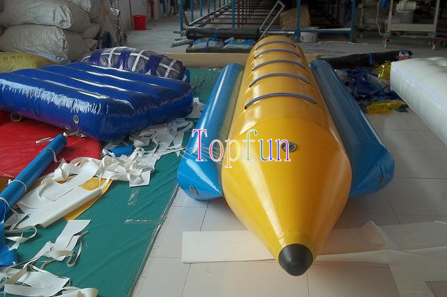 China 5 Person Banana Boat Inflatables / Hot Sale Inflatable Banana Boat / Inflatable Water Banana Boat factory