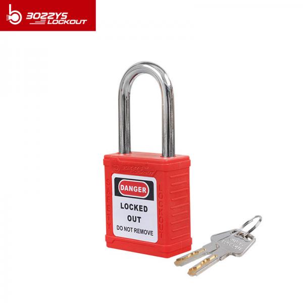 Quality Shock Resistance Safety Lockout Padlocks With Non Conductive PA Lock Bodies for sale