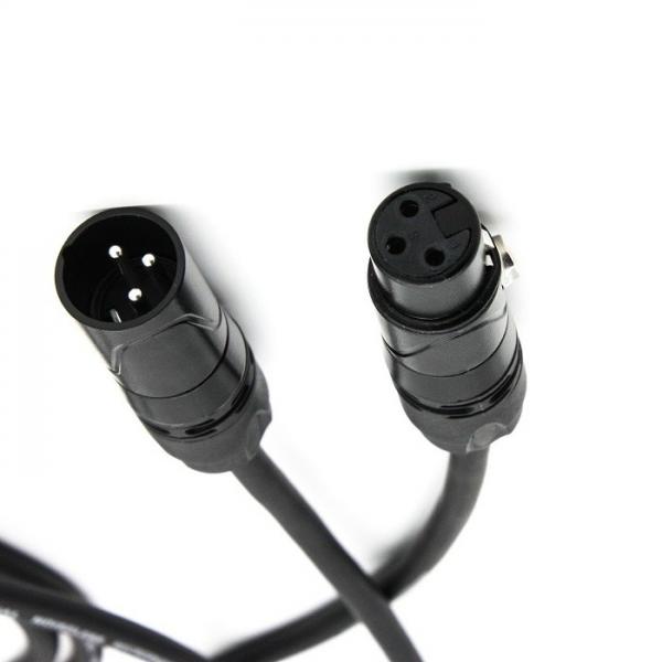 Quality 5m 6m XLR Microphone Cable OFC Conductor Mic Cords 3 Pin XLR-XLR Black Wire for sale