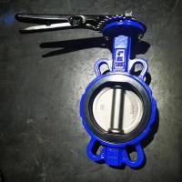 China Standard wafer type butterfly valve Pn16 Pressure Rating API 598 Testing Standard factory