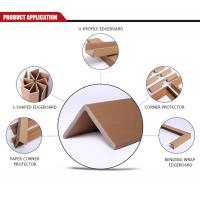 China Brown Kraft 25 Per Bundle Cardboard Corner Protectors For Edge Guard Usage for sale
