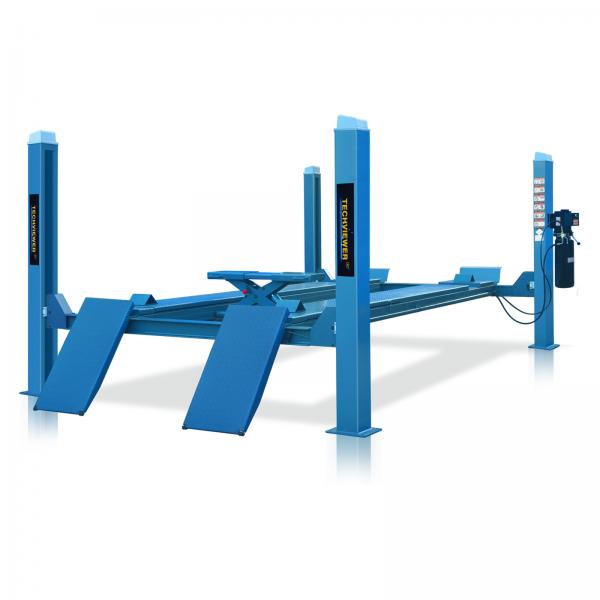 Quality Heavy Duty Hydraulic Vehicle Lift For Garage 380v Four Post Alignment Lift 4T for sale
