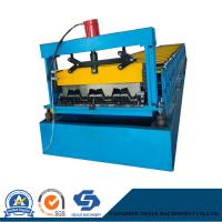 China                  Profiled Steel Sheet Concrete Slab Plate Floor Decking Panel Roll Forming Machine with PLC Control System              factory
